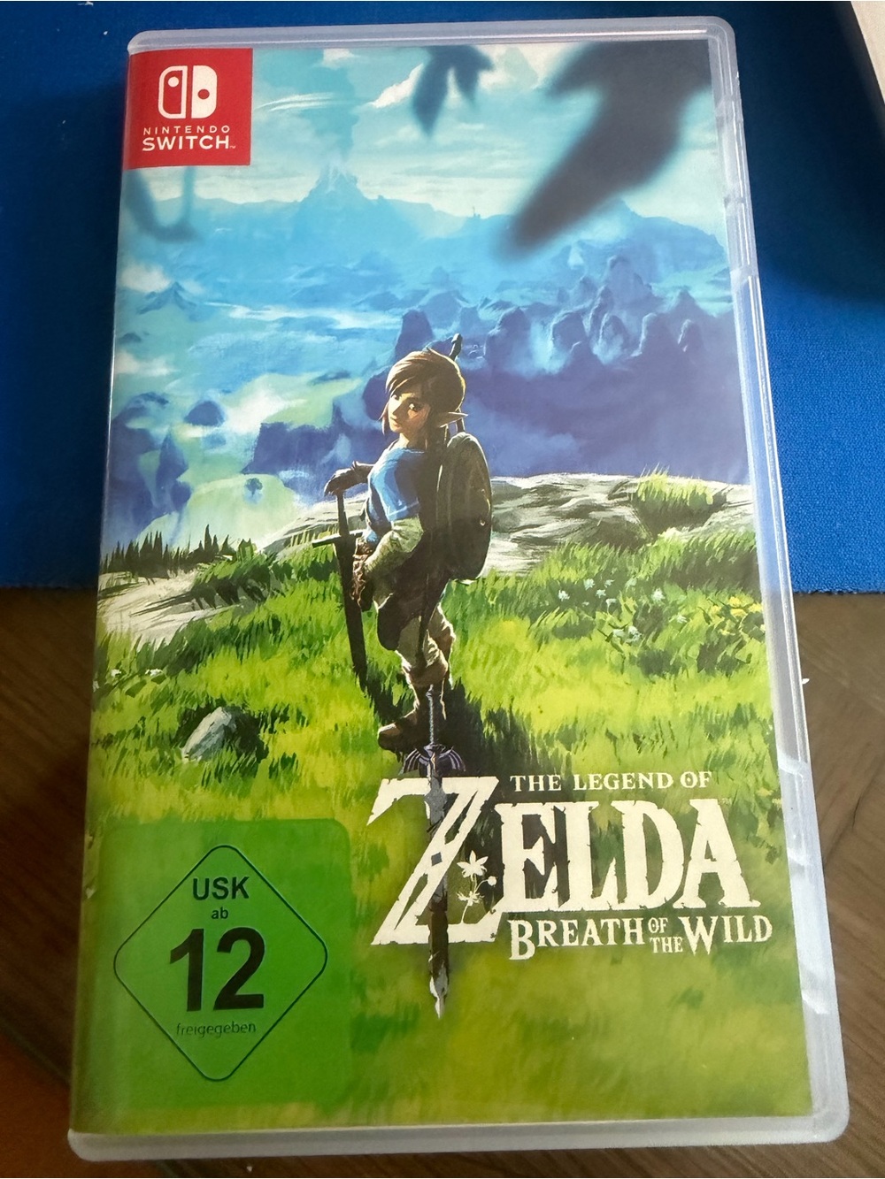 Nintendo Switch The Legend of Zelda Breath of the Wild — Blue & Green Cover